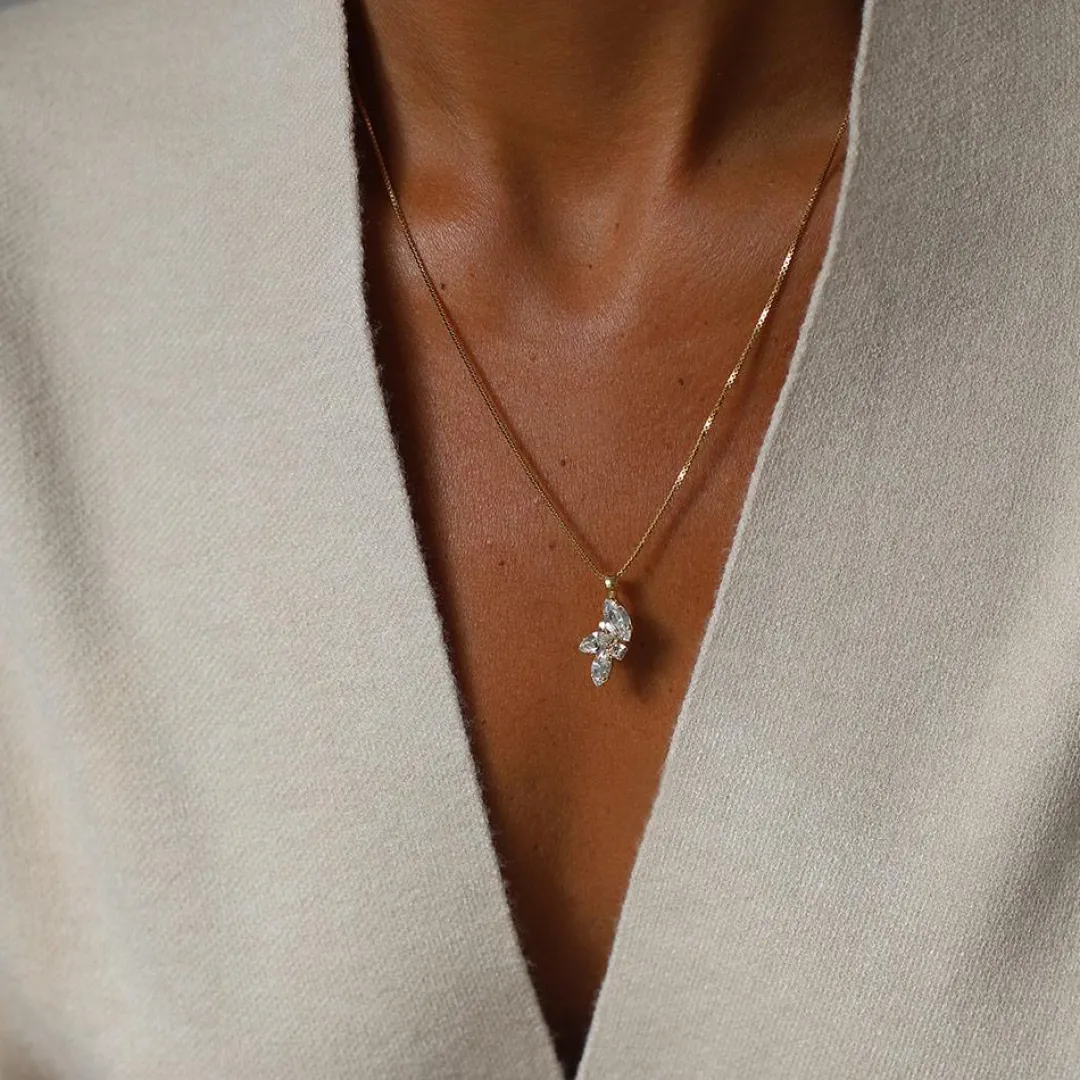 Caroline Svedbom Adele Necklace Crystal Best
