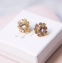 Caroline Svedbom Aello Earrings Vintage Rose + Silk Sale