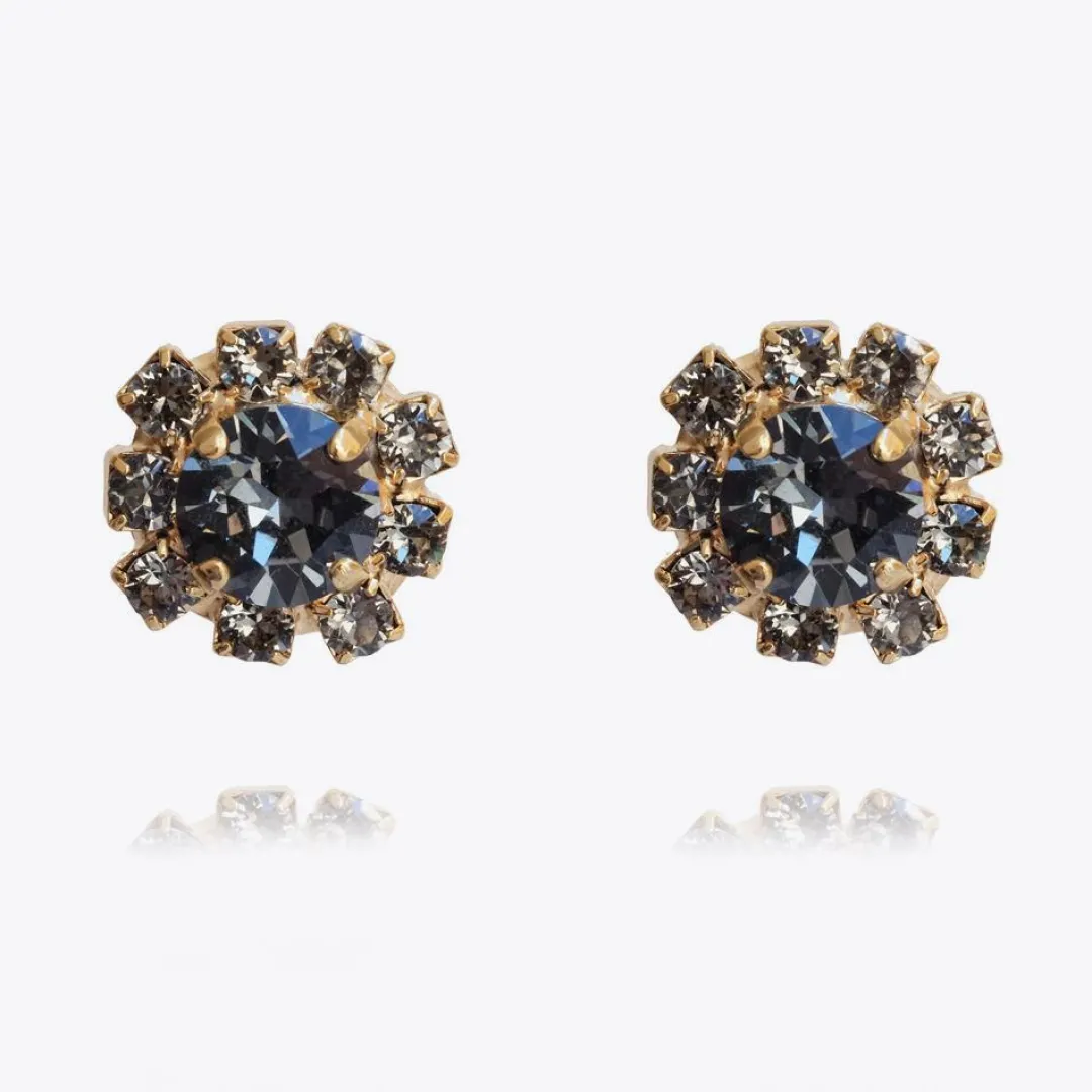 Caroline Svedbom Aello Earrings Black Diamond + Silvernight Clearance
