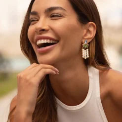 Caroline Svedbom Afrodite Earrings/Pastel Combo Best