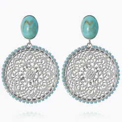 Caroline Svedbom Alexandra Boho Earrings/Turquoise Matt Store