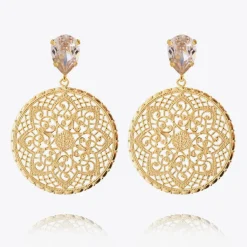Caroline Svedbom Alexandra Earrings Silk Discount