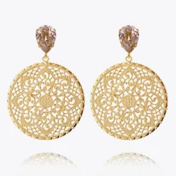 Caroline Svedbom Alexandra Earrings Vintage Rose Shop