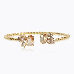 Caroline Svedbom Alisia Bracelet Golden Combo Fashion
