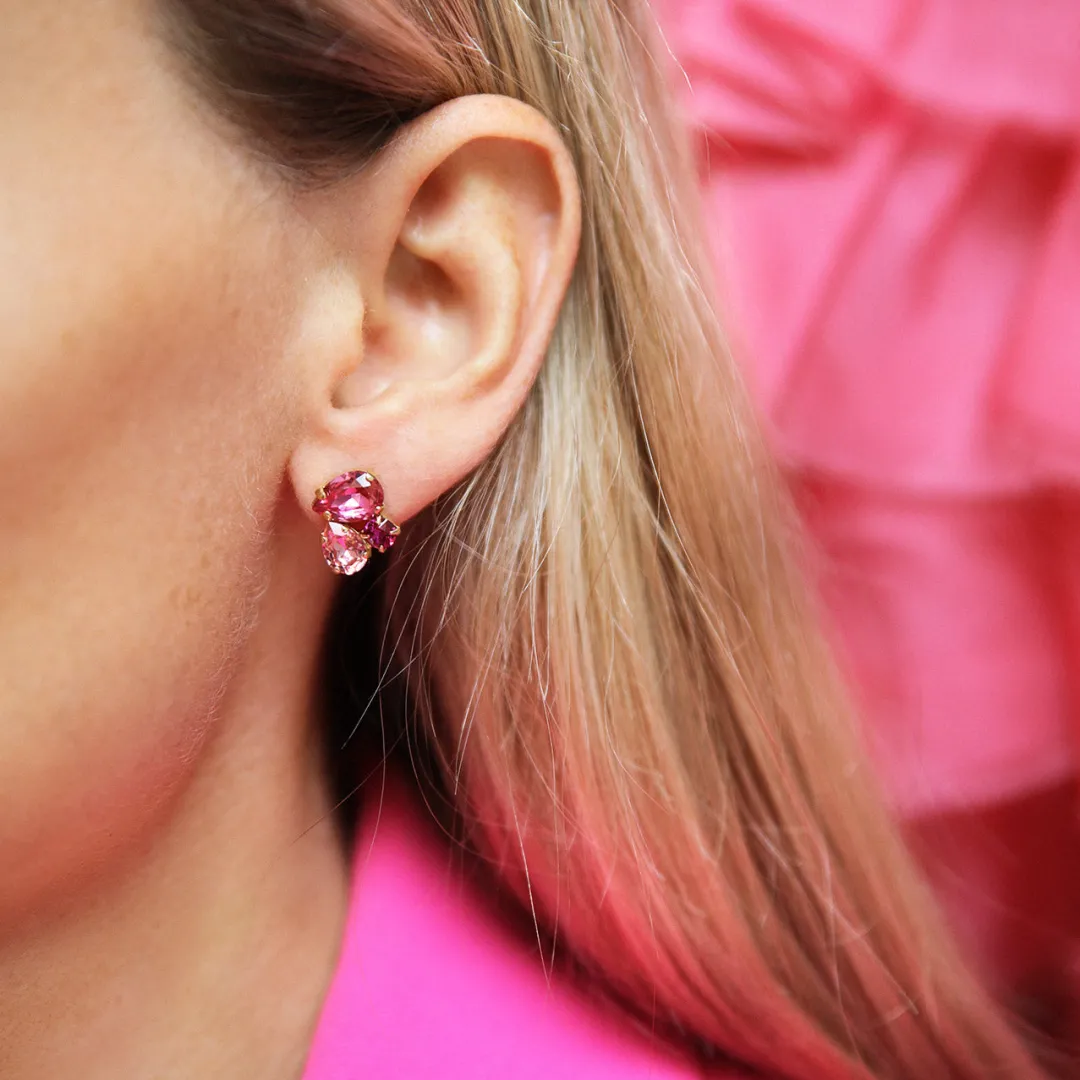 Caroline Svedbom Alisia Earrings Rose Combo Online