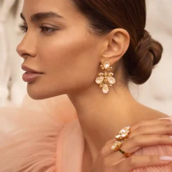 Caroline Svedbom Angelina Ring Ivory Delite Combo Store