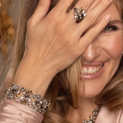 Caroline Svedbom Angelina Ring Greige Combo Best Sale