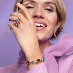 Caroline Svedbom Angelina Ring Rainbow Combo Cheap