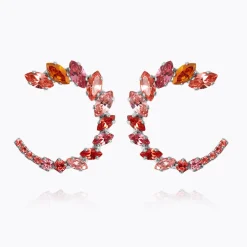 Caroline Svedbom Angie Earrings (Limited Edition) Coral Combo Online