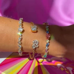 Caroline Svedbom Antonia Bangle Rainbow Combo Clearance