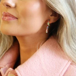 Caroline Svedbom Antonia Loop Earrings Pomelo Combo Cheap