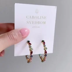Caroline Svedbom Antonia Loop Earrings Pomelo Combo Cheap