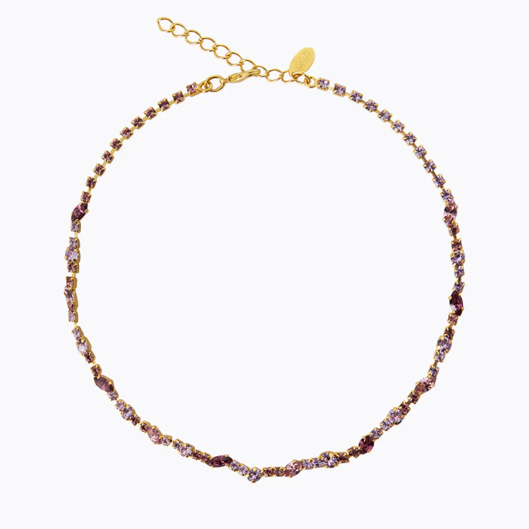 Caroline Svedbom Antonia Necklace Violet Combo Best