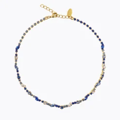Caroline Svedbom Antonia Necklace Blue Combo Cheap