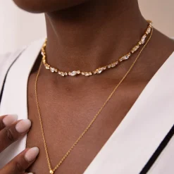 Caroline Svedbom Antonia Necklace Crystal Online
