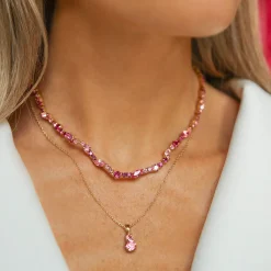 Caroline Svedbom Antonia Necklace Rose Combo Clearance
