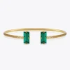 Caroline Svedbom Baguette Bracelet Emerald Shop