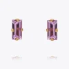 Caroline Svedbom Baguette Earrings Violet Best Sale