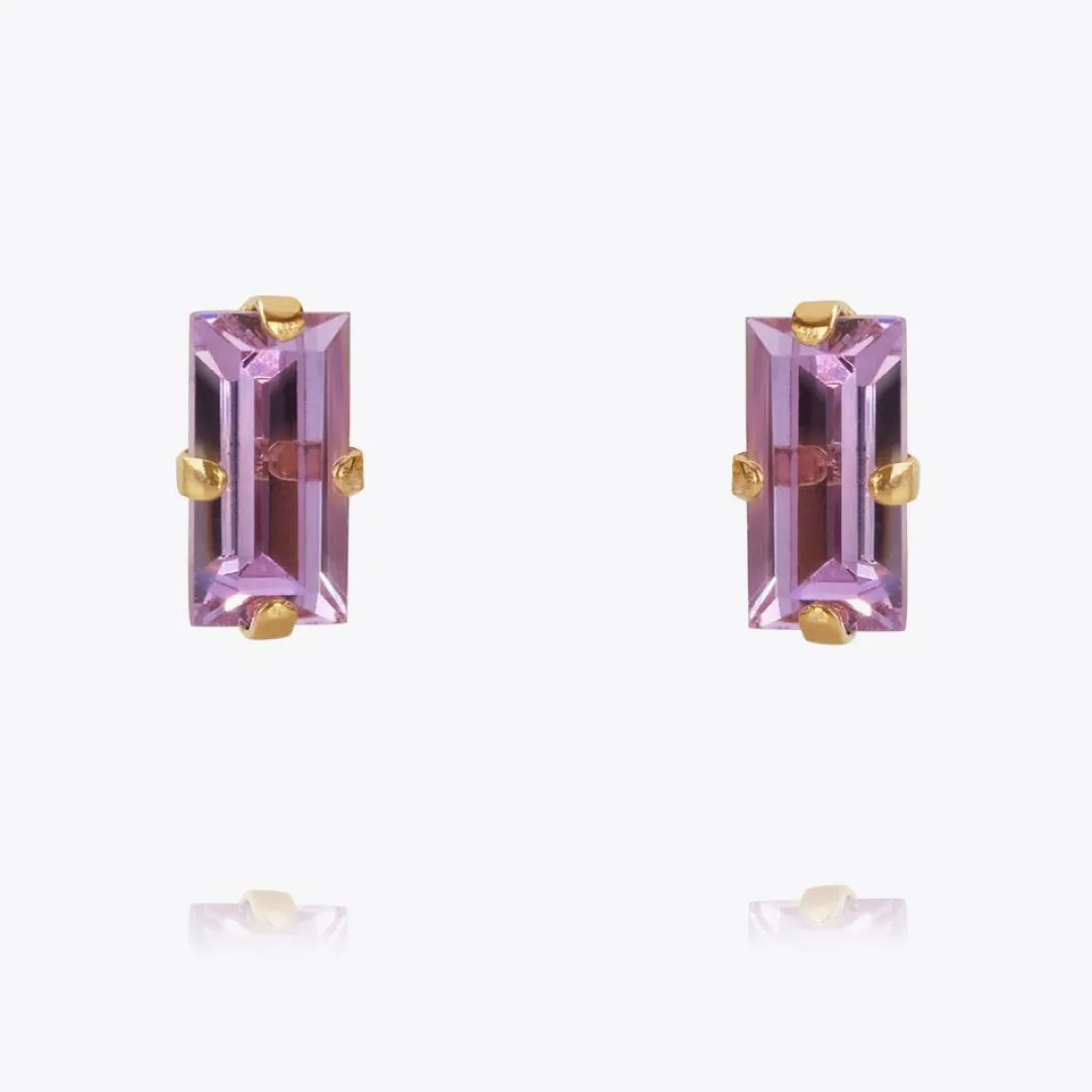 Caroline Svedbom Baguette Earrings Violet Best Sale
