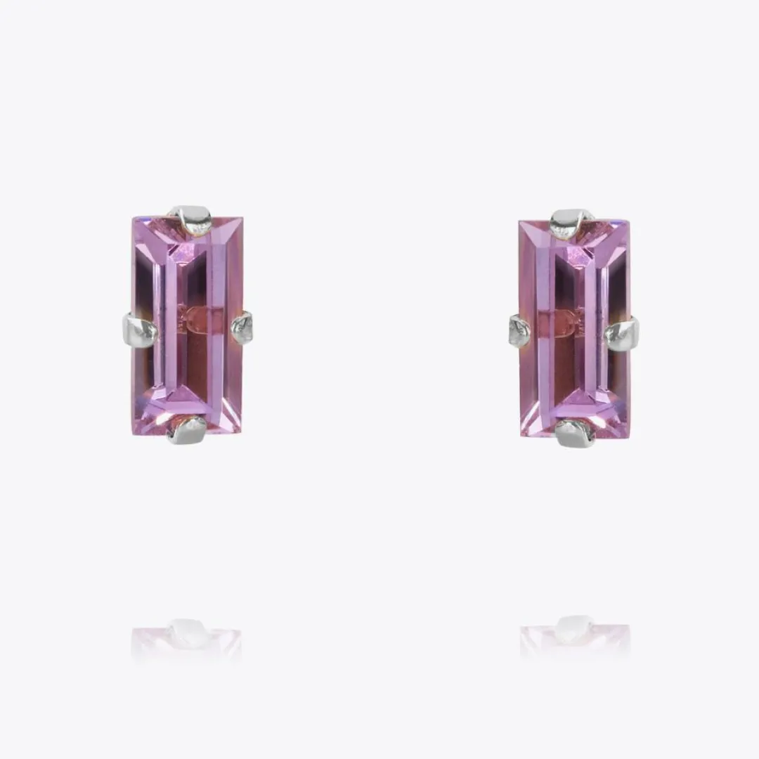 Caroline Svedbom Baguette Earrings Violet Best Sale