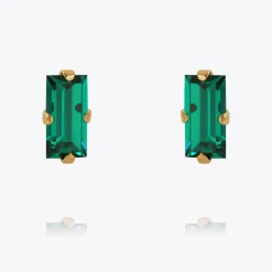 Caroline Svedbom Baguette Earrings Emerald Shop