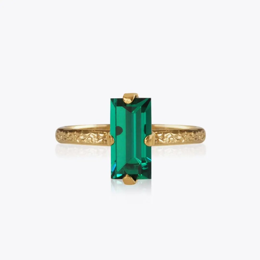 Caroline Svedbom Baguette Ring Emerald Cheap