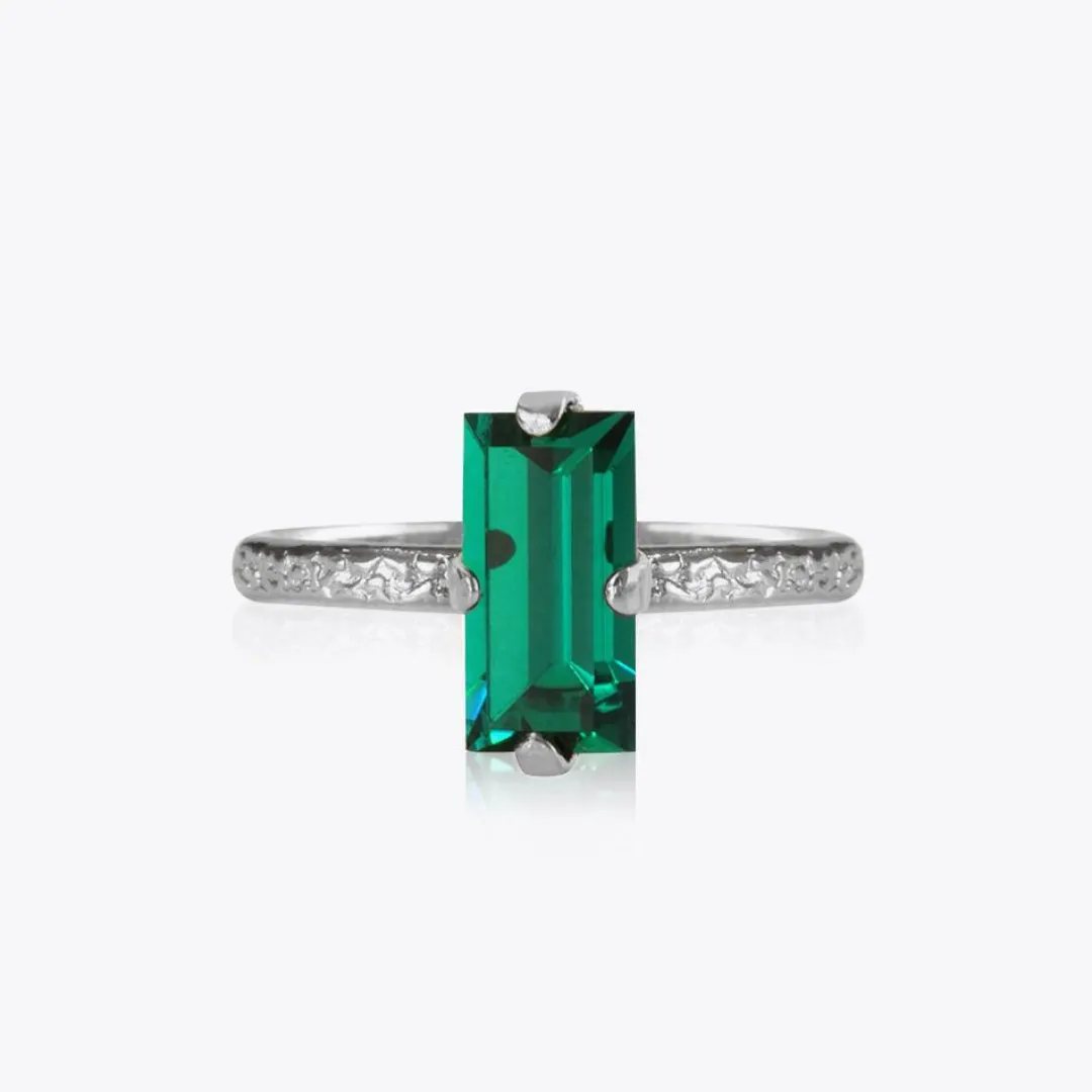 Caroline Svedbom Baguette Ring Emerald Cheap