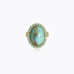 Caroline Svedbom Boho Turqouise Ring/Turquoise Matt Flash Sale