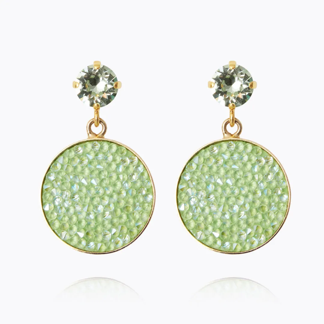 Caroline Svedbom Chloe Earrings Chrysolite Cheap