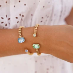 Caroline Svedbom Chloe Earrings Chrysolite Cheap