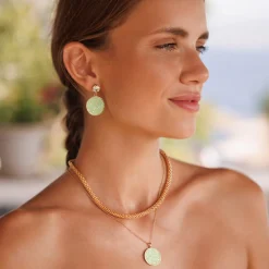 Caroline Svedbom Chloe Necklace Chrysolite Outlet