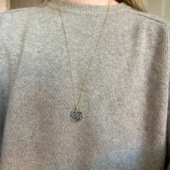 Caroline Svedbom Chloe Necklace Metallic Light Gold Sale