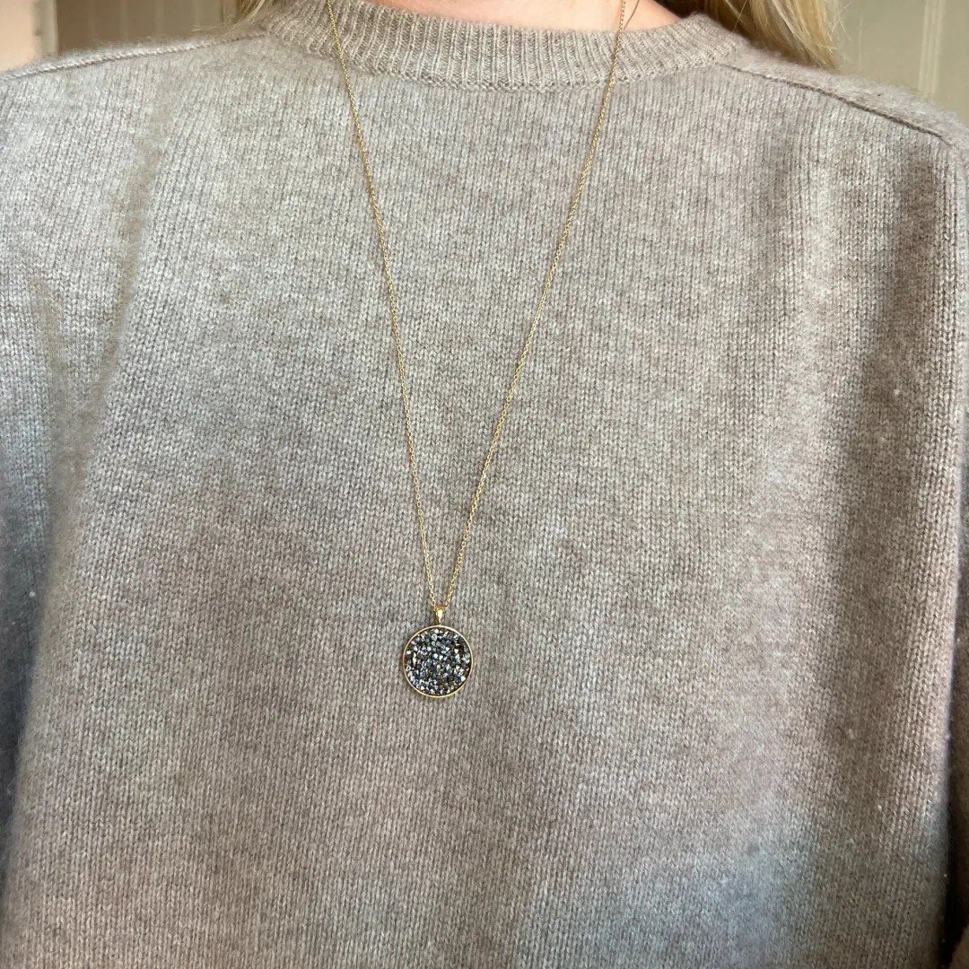 Caroline Svedbom Chloe Necklace Metallic Light Gold Sale