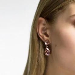 Caroline Svedbom Classic Drop Earrings Vintage Rose Discount
