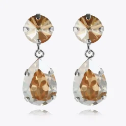 Caroline Svedbom Classic Drop Earrings Golden Shadow Fashion