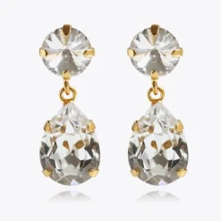 Caroline Svedbom Classic Drop Earrings Crystal New
