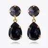 Caroline Svedbom Classic Drop Earrings Graphite Flash Sale