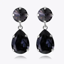 Caroline Svedbom Classic Drop Earrings Graphite Flash Sale