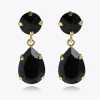 Caroline Svedbom Classic Drop Earrings Jet Discount
