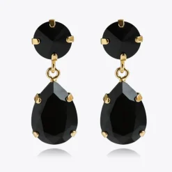 Caroline Svedbom Classic Drop Earrings Jet Discount