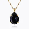 Caroline Svedbom Classic Drop Necklace Graphite Best