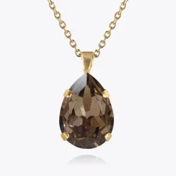 Caroline Svedbom Classic Drop Necklace Greige Cheap