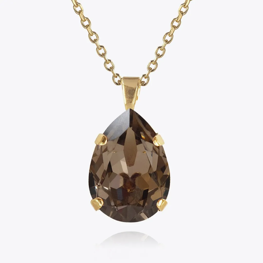 Caroline Svedbom Classic Drop Necklace Greige Cheap
