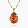 Caroline Svedbom Classic Drop Necklace Light Amber Best