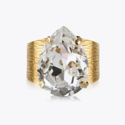 Caroline Svedbom Classic Drop Ring Crystal Hot