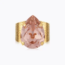 Caroline Svedbom Classic Drop Ring Vintage Rose Shop