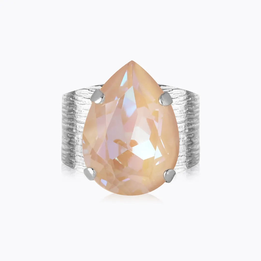 Caroline Svedbom Classic Drop Ring Ivory Cream Delite New