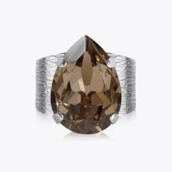 Caroline Svedbom Classic Drop Ring Greige Online