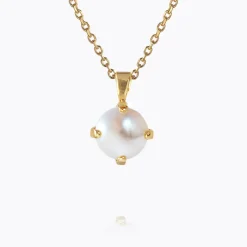 Caroline Svedbom Classic Petite Necklace Pearl Cheap
