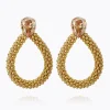 Caroline Svedbom Classic Rope Earrings/Golden Shadow Shop